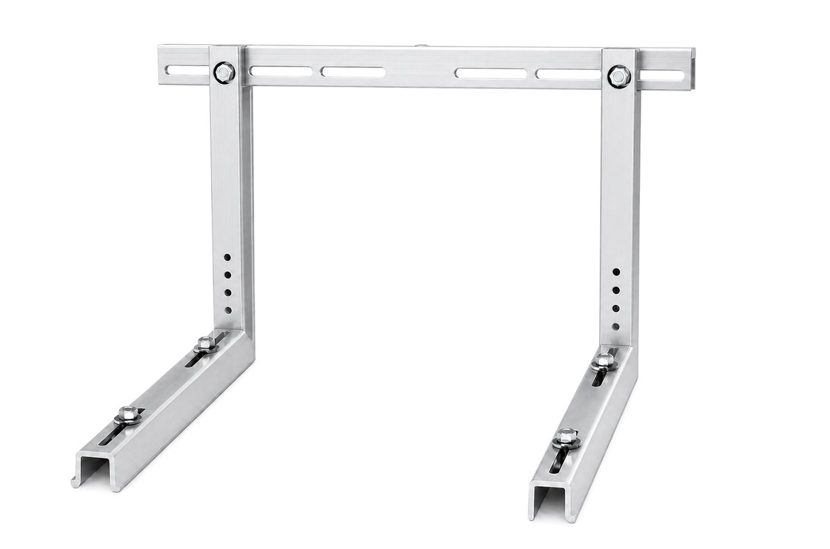 Mini-split condenser wall mounting bracket — galvanized steel support